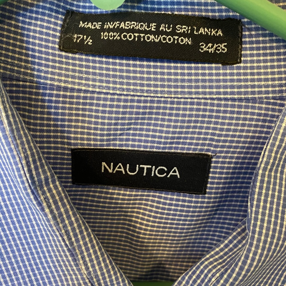 Nautica men’s long sleeve button down.
